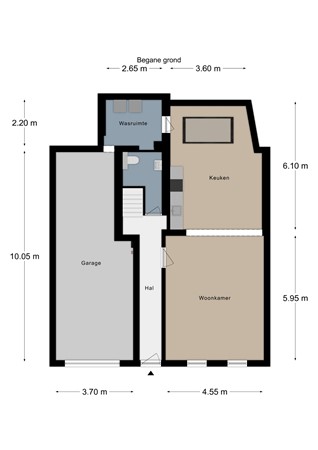 Floorplan - Bloemendalstraat 35, 6291 CL Vaals